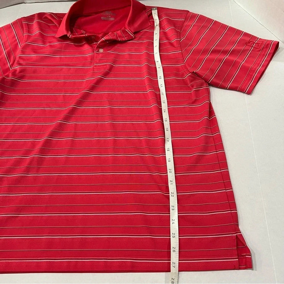 PGA Tour Mens Coral Button Up Collar Golf Shirt Size Large - Picture 12 of 12